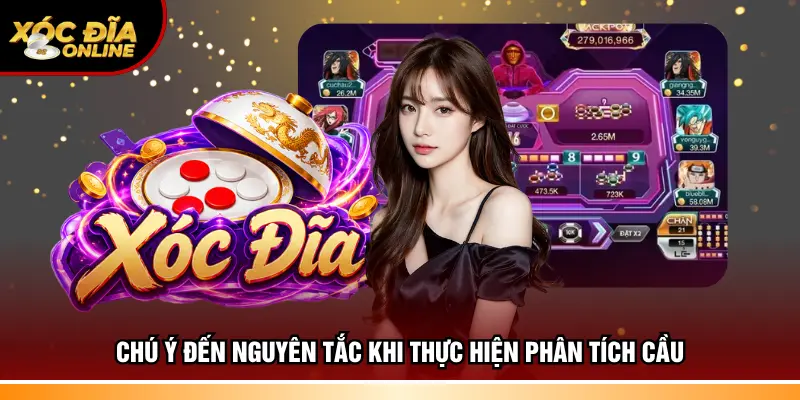 Chú ý đến nguyên tắc khi thực hiện phân tích cầu